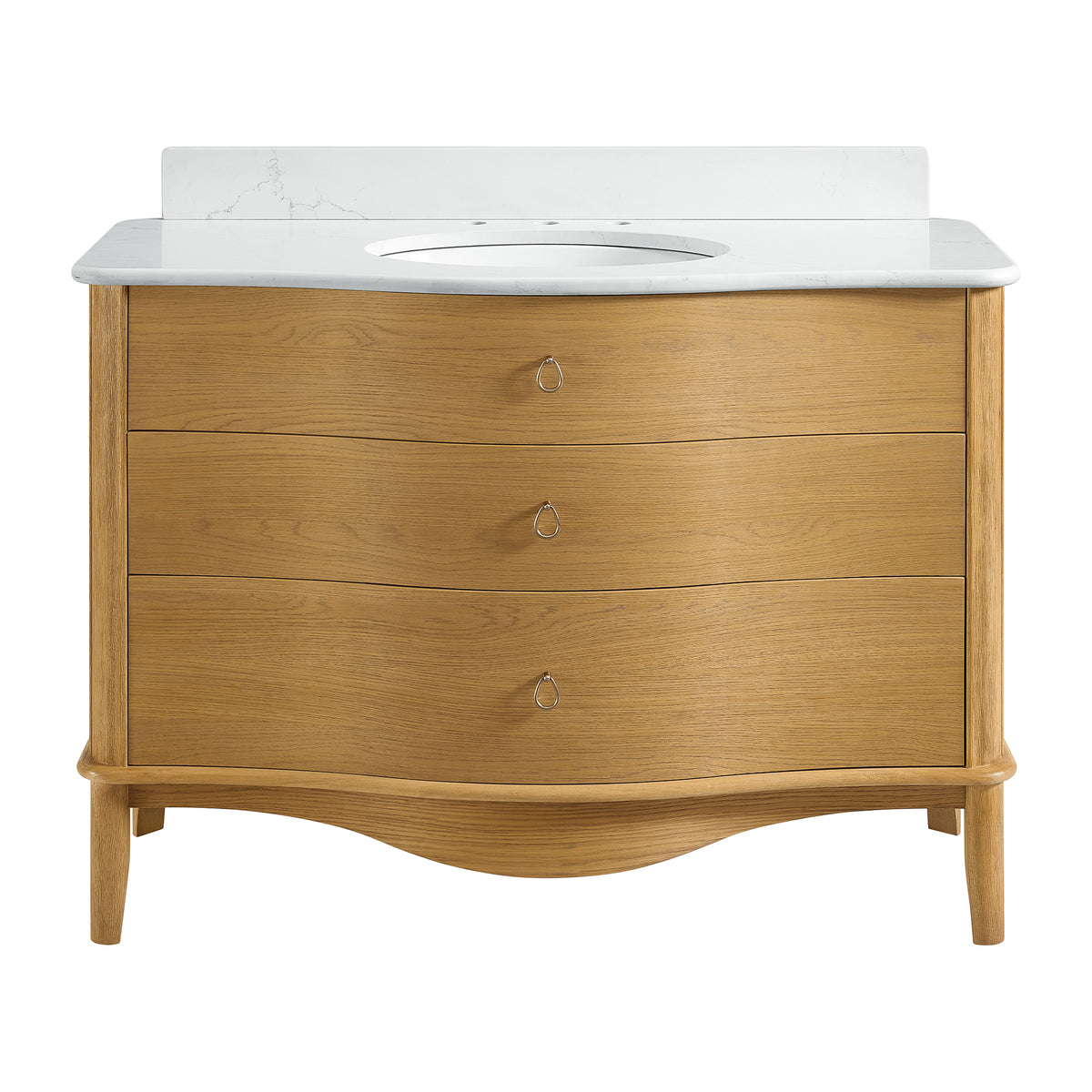 Grace 48" Bathroom Vanity with Statuario Quartz Countertop